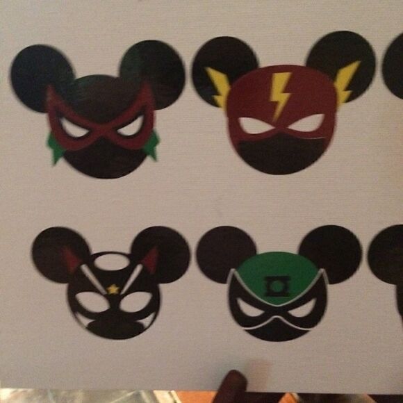 Mickey Mouse heads as various super hero’s - Picture 5 of 7